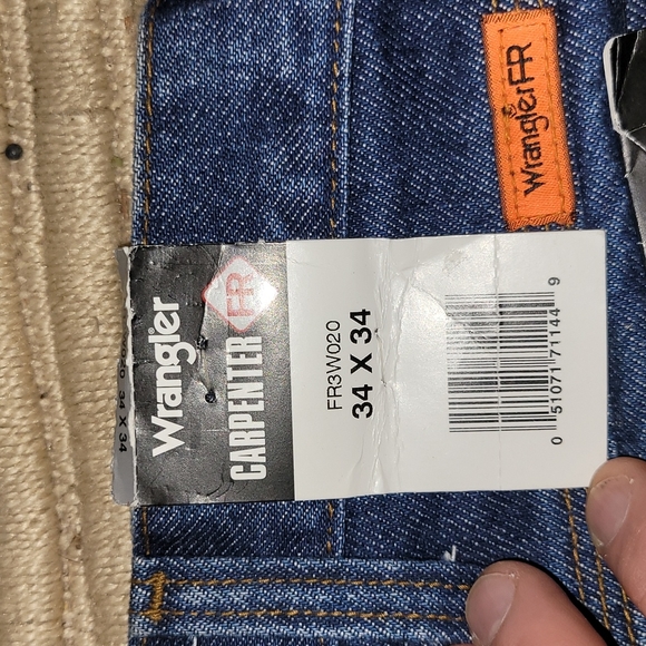 DEADSTOCK. Wrangler Riggs Workwear. Carpenter pants. Size w34 l34. - Picture 4 of 7